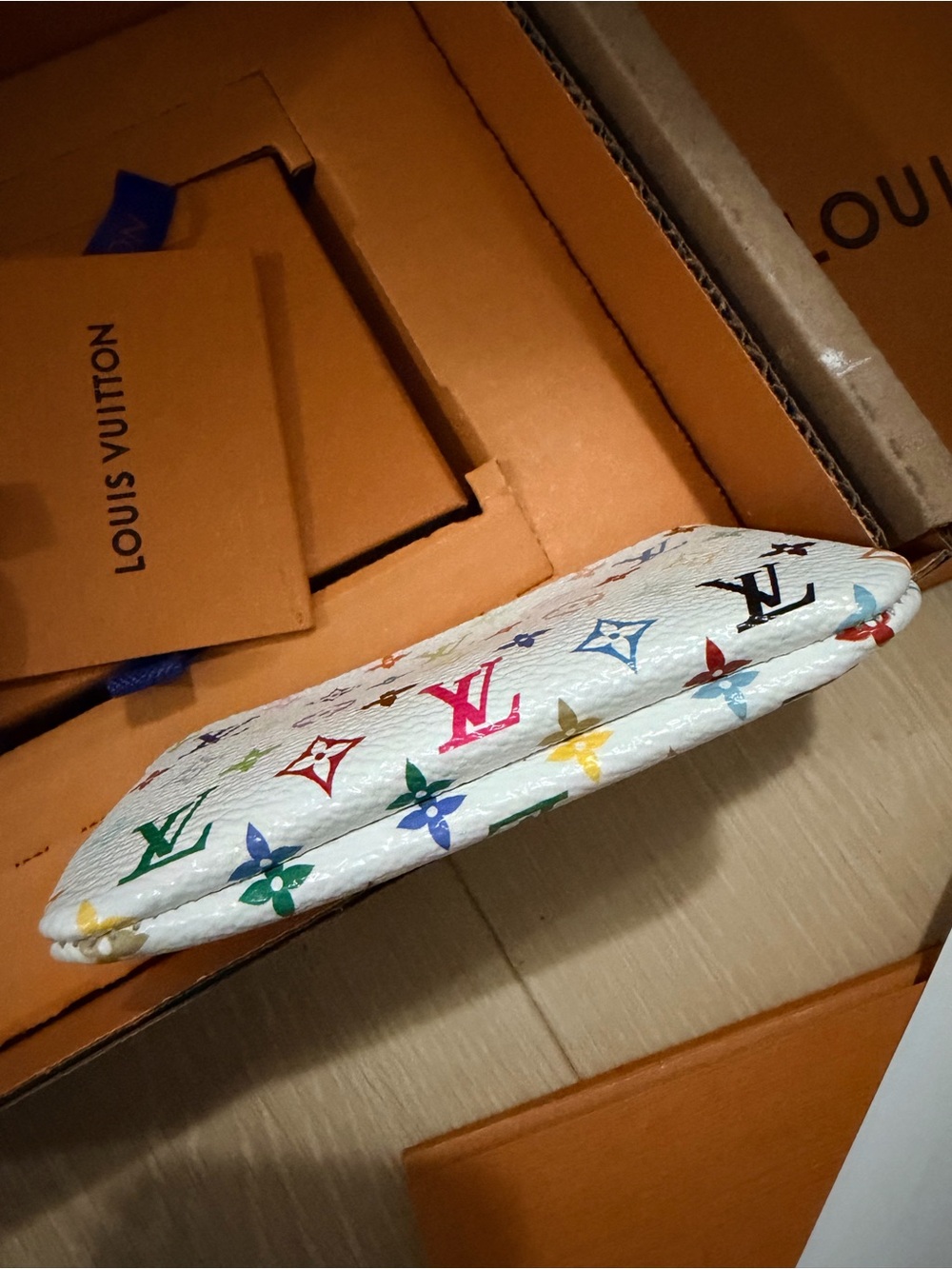 Louis Vuitton Multicolor Monogram Canvas Key Pouch - Picture 6 of 8